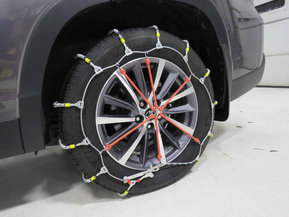 2018 Toyota Highlander Glacier Cable Tire Chains Ladder Pattern