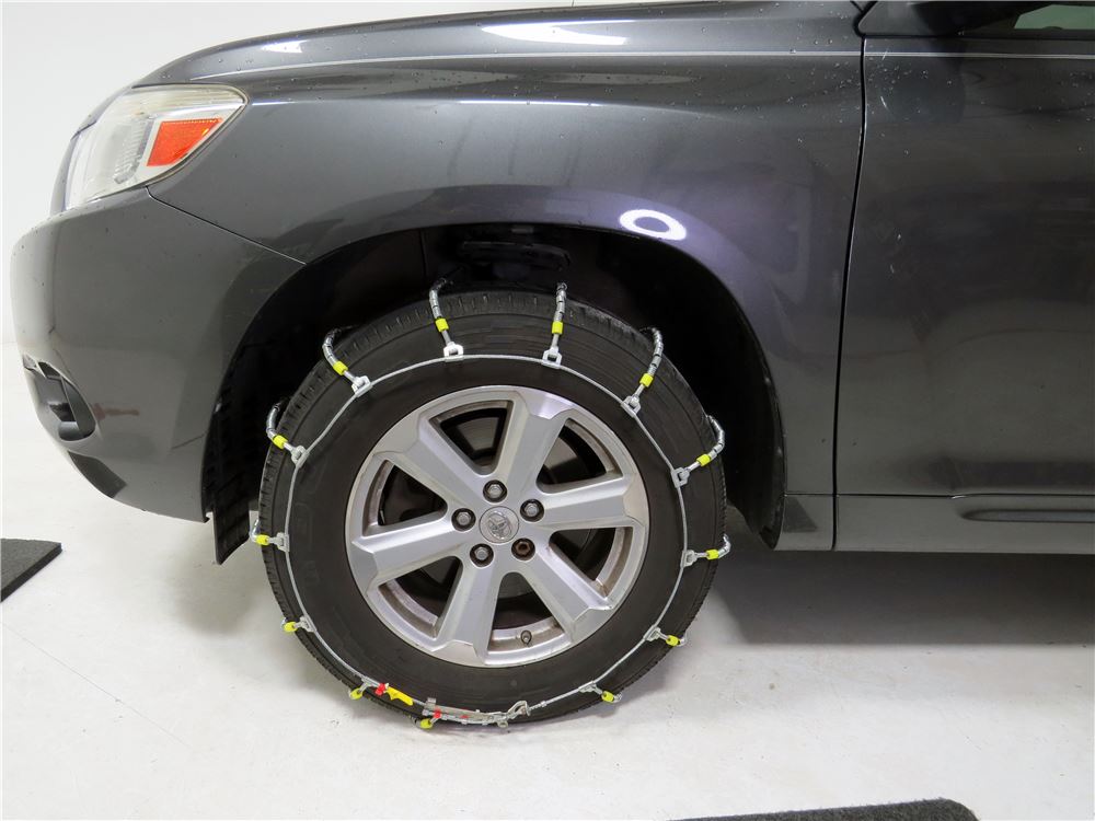 2008 Toyota Highlander Glacier Cable Tire Chains Ladder Pattern