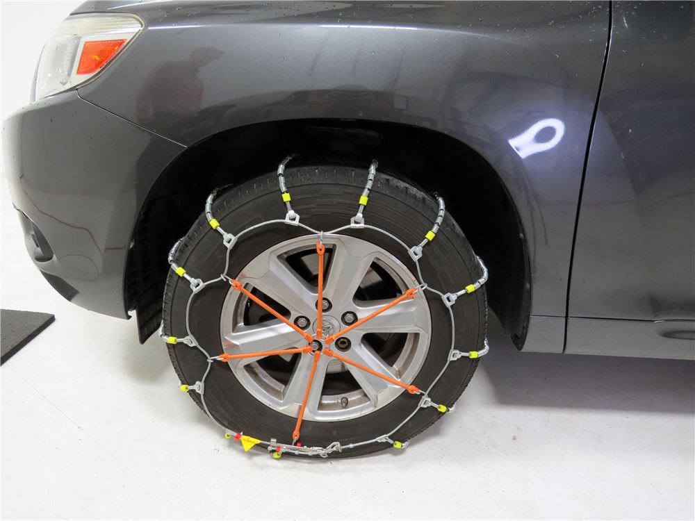 2008 Toyota Highlander Glacier Cable Tire Chains Ladder Pattern