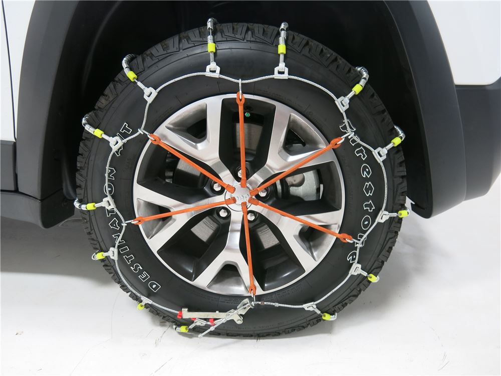 2016 Jeep Cherokee Glacier Cable Tire Chains - Ladder Pattern - Roller ...