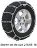 0  tire chains not class s compatible pewag w/ cams - ladder pattern grooved square link assisted tensioning 1 pair