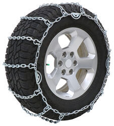 pewag Tire Chains w/ Cams - Ladder Pattern - Grooved Square Link - Assisted Tensioning - 1 Pair - PWE2228SC