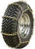 on road or off not class s compatible pewag mud service tire chains - ladder pattern square links manual tensioning 1 pair