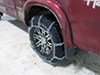 2002 toyota tundra  tire chains on road or off pewag mud service - ladder pattern square links manual tensioning 1 pair