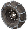tire chains on road or off pewag mud service - ladder pattern square links manual tensioning 1 pair