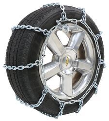 pewag Wide Base Tire Chains - Ladder Pattern - Grooved Square Link - Manual Tension - 1 Pair