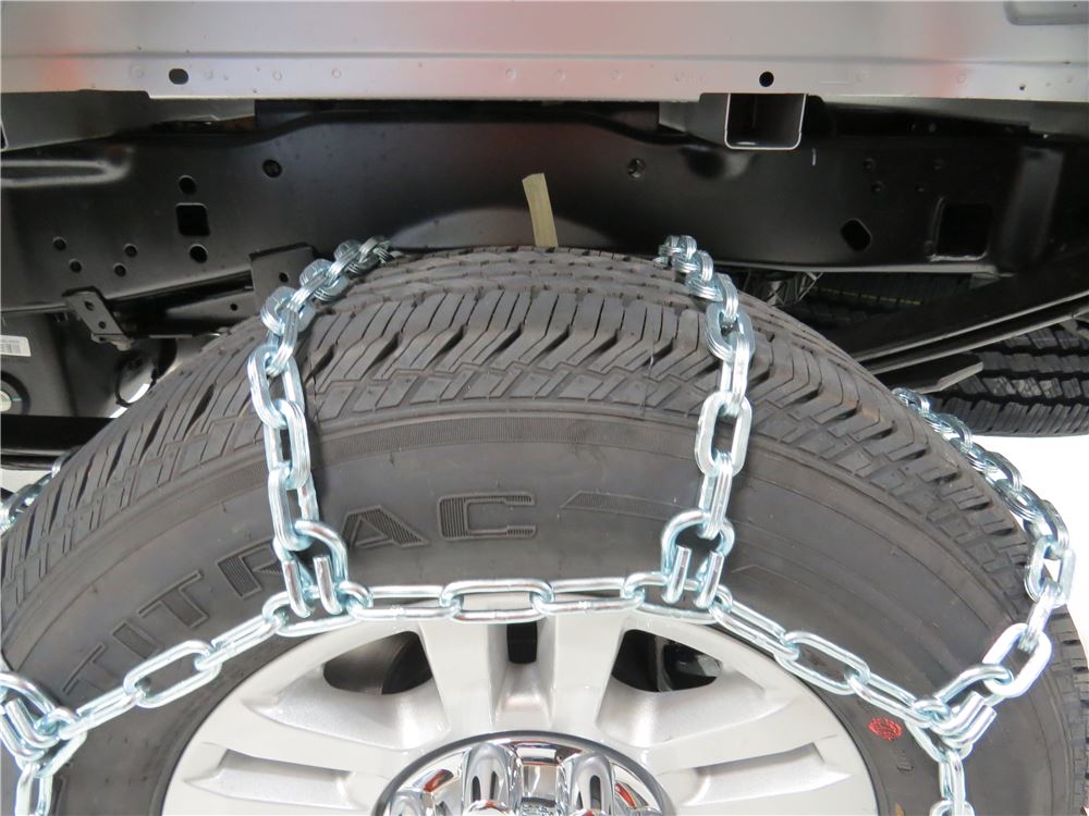 2022 Toyota Tundra pewag All Square Snow Tire Chains for Wide-Base
