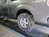 2012 ford f-150  tire chains on road only pewag wide base w cams - ladder pattern grooved square link assisted tension 1 set