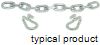 tire chains pewag replacement cross chain - ladder pattern square links 16-1/4 inch long