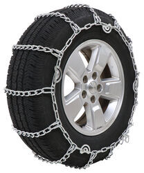 Glacier Tire Chains w/ Cam Tighteners - Ladder Pattern - Twist Links - Assisted Tensioning - 1 Pair