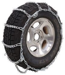 Glacier Tire Chains w/ Cam Tighteners - Ladder Pattern - V Bar Links - Assisted Tensioning - 1 Pair