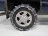 2003 dodge ram pickup  tire chains on road only glacier w/ cam tighteners - ladder pattern v bar links assisted tensioning 1 pair