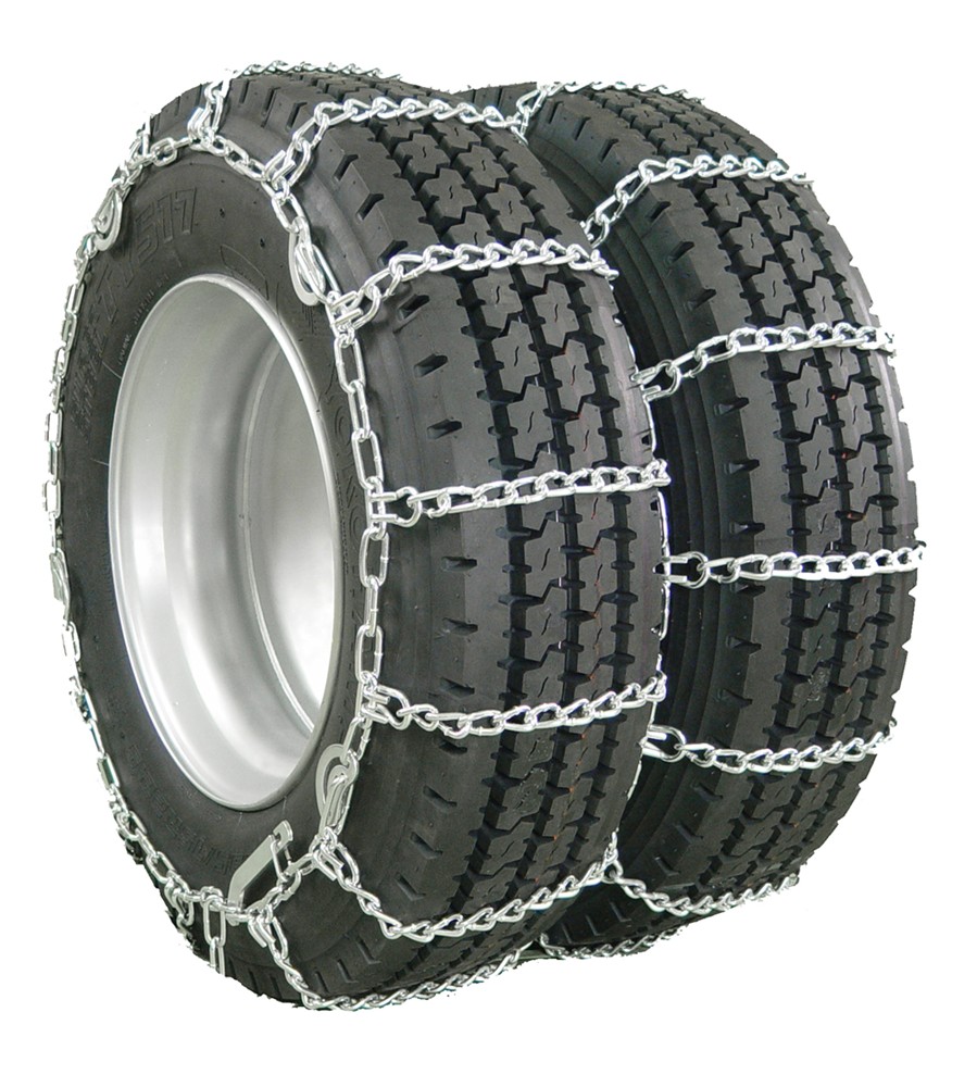 Glacier TwistLink Snow Tire Chain with Cam Tighteners for DualWheeled