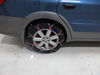 2006 subaru outback wagon  tire chains on road only pewag snox pro - diamond pattern square links self tensioning 1 pair
