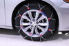 2022 chevrolet malibu  tire chains on road only pewag snox pro - diamond pattern square links self tensioning 1 pair