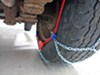 0  tire chains steel square link in use