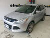 2014 ford escape  tire chains on road only pewag snox pro - diamond pattern square links self tensioning 1 pair