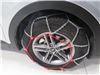 2018 hyundai santa fe  tire chains on road only pewag snox pro - diamond pattern square links self tensioning 1 pair