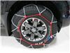 2018 nissan frontier  tire chains on road only pewag snox pro - diamond pattern square links self tensioning 1 pair