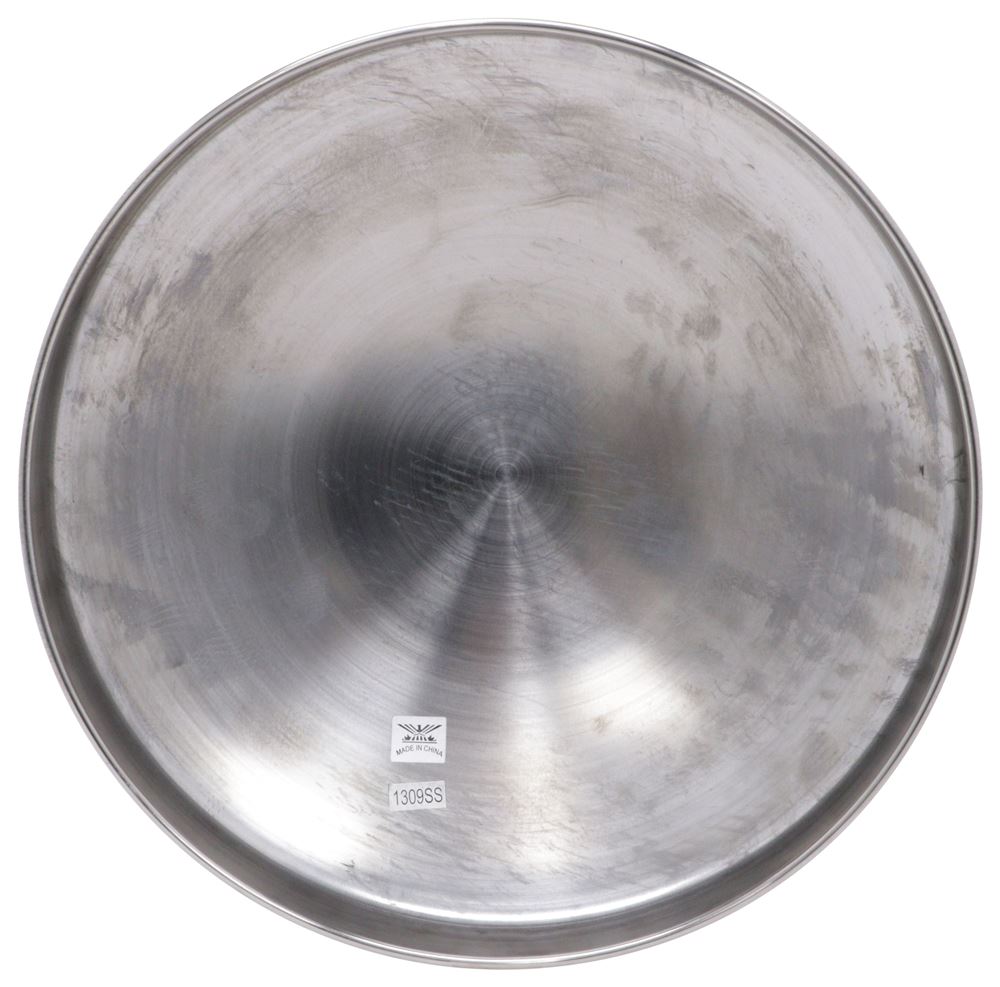 Polished Stainless Steel Baby Moon Hubcap 