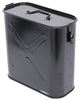trash cans phoenix usa utility/trash can with lid - latchable black 5.5 gallon