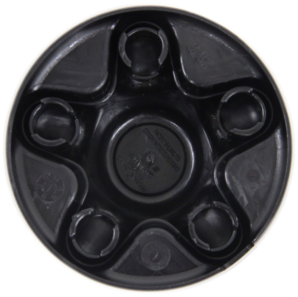 Phoenix USA QuickTrim Hub Cover for Trailer Wheels - 5 on 4-1/2 - ABS  Plastic - Black - Qty 1 Phoenix USA Accessories and Parts PXQT545BHS