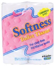 Softness RV Toilet Tissue - 2 Ply - 4 Pack - Q23630