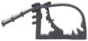 Quick Fist Weapon Clamps for Rifles, Shotguns, or Assault Rifles - Rubber - 100 lbs Gun Rack QF01887
