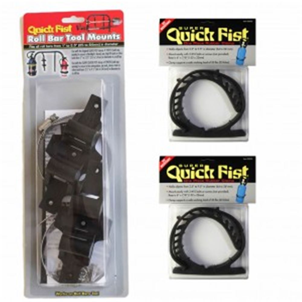 Quick Fist Super Clamps for Roll Bars - Qty 2 - 100 lbs Quick Fist Tie ...