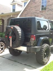 Spare Tire Bike Rack Recommendation for Jeep Wrangler with Offroad Oversize  Tire 