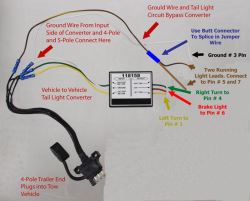 Recommended Converter To Convert Combined Wiring On Vehicle For Trailer With Separate Wiring Etrailer Com