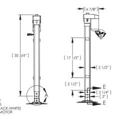 Height of Front Legs of Lippert Ground Control 3.0 | etrailer.com