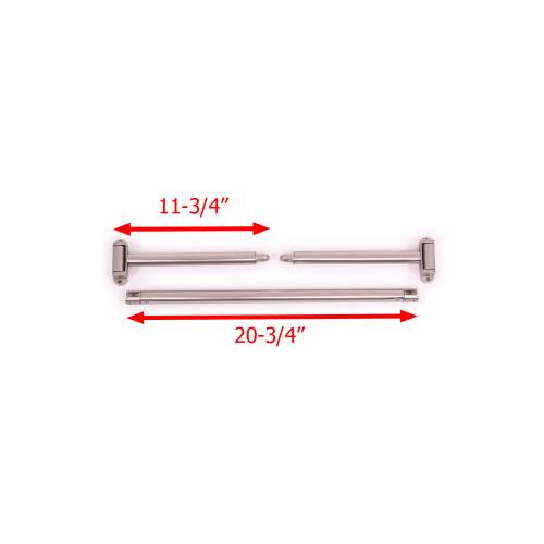 Stromberg Carlson Extend A Shower Curtain Rod For Rvs 35 To 42 Satin Rv