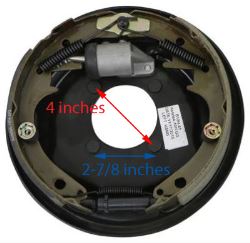 Mounting Flange Bolt Pattern of Etrailer.com Hydraulic Trailer Brake ...