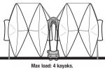 Fit Kit for Thule Podium-Style Roof Rack Feet- 3068 Thule Roof