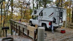 truck camper bike rack