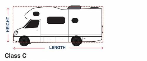 Adco Olefin Hd All-climate + Wind Rv Cover For Class C Motorhome - Up 