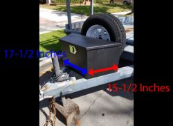 Compatibility of A-Frame Tool Box with Spare Tire Carrier on 20 Foot Big  Tex Tilt Trailer