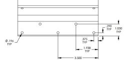 Dimensions of Mounting Portion of Lippert Slide Out Extension Bracket ...