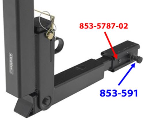 thule bike rack hitch lock