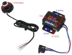 Dimensions of Components in Curt Spectrum Trailer Brake Controller ...