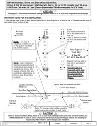 Reese Base Rail Kit Measurements for a 2001 GMC Sierra 2500 | etrailer.com