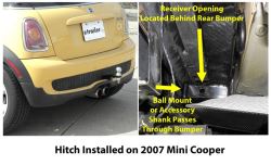 tow hitch for mini cooper