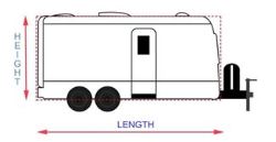 Trailer Cover for a 7' x 16' Enclosed Cargo Trailer | etrailer.com