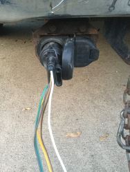 No Power To Trailer Running Light Pin on Connector for a 2013 Toyota