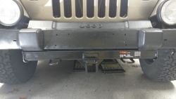 Recommended Front Mount Hitch for a 2005 Jeep Wrangler That Mounts Under  Bumper 