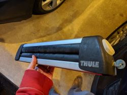 Mounting Hardware Adapter for Older Thule Flat Top Ski Carrier