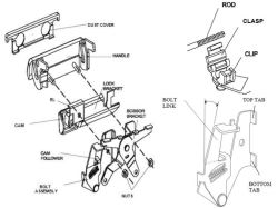 Blow-Up of Diagrams In Pop & Lock PAL2300 Instructions for 1998 Ford ...