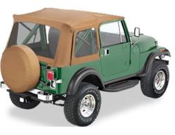 Complete Soft Top Kit for 1989 Jeep Wrangler YJ with Full Doors |  