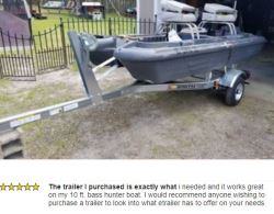 Recommended Trailer for Bass Pro Pond Prowler 10 Foot Fishing Boat
